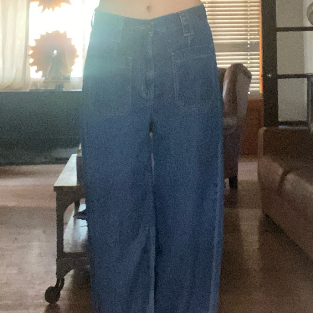 ARIAT wide leg REAL denim Jeans Ultra high Rise size 27R